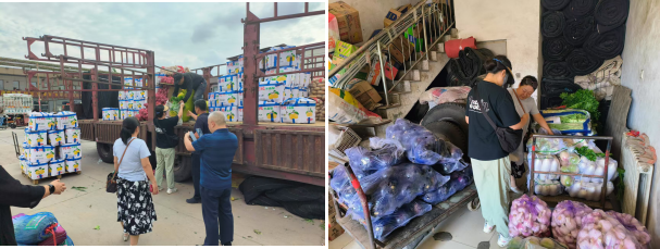 2025年第三次国家农产品质量安全例行监测抽样工作在我市食用农产品批发市场展开